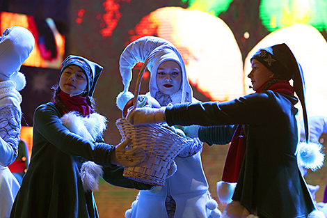 Christmas Miracle Fair near the Palace of Sports in Minsk