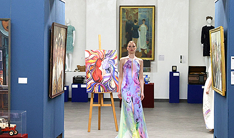 Wedding dress exhibition at Minsk City History Museum 