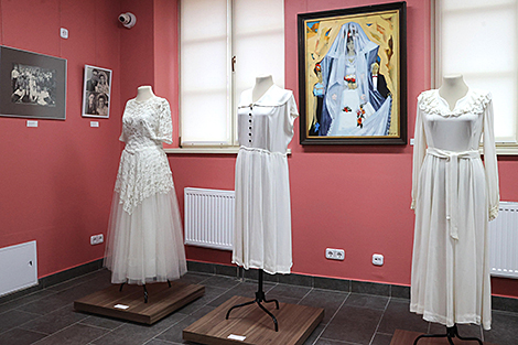 Wedding dress exhibition at Minsk City History Museum
