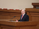 Belarus President delivers annual State of the Nation Address