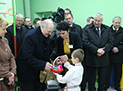 Alexander Lukashenko in Yelsk