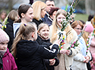 Вербная нядзеля ў Гродне: богаслужэнне ў храме 
