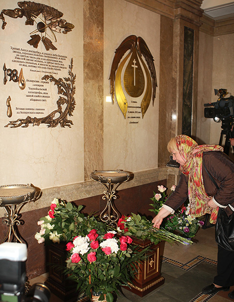 Commemorative plaque for Chernobyl victims unveiled in Minsk