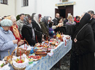 On Holy Saturday Orthodox Christians have their Easter food blessed 
