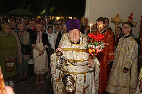 Праваслаўныя вернікі адзначылі Светлае Хрыстова Уваскрэсенне