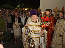 Праваслаўныя вернікі адзначылі Светлае Хрыстова Уваскрэсенне