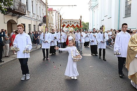 Corpus Christi Procession in Grodno