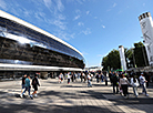 Atmosphere before Belarus v Russia friendly 