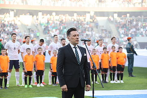 Atmosphere before Belarus v Russia friendly 