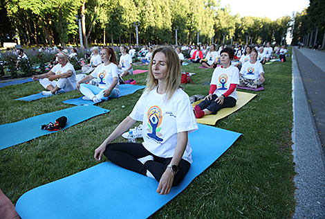International Yoga Day in Minsk