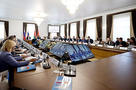 Удзельнікі ХI Форума рэгіёнаў Беларусі і Расіі 
