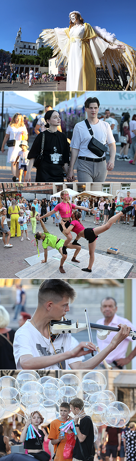 Vibrant festive atmosphere in Vitebsk