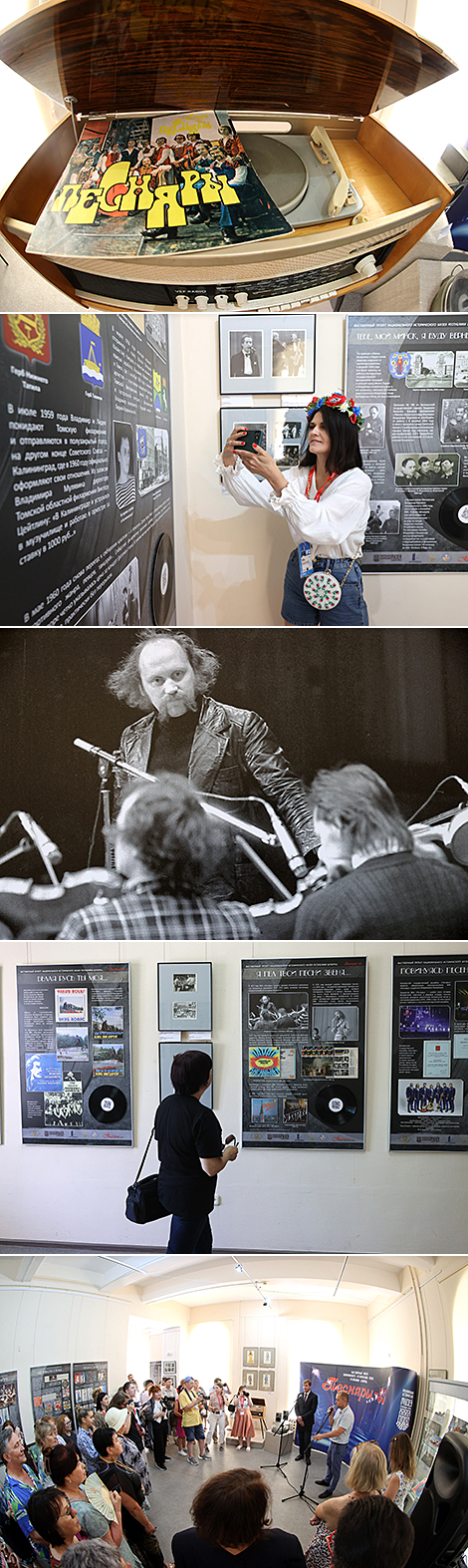 Exhibition celebrating Vladimir Mulyavin in Vitebsk