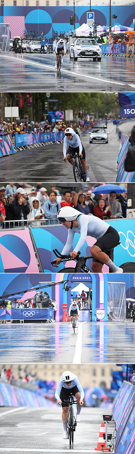Olympics 2024: Hanna Tserakh 29th in time trial