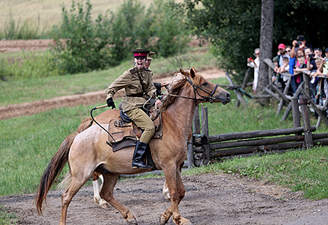 Рэканструкцыя бою 1944 года на 