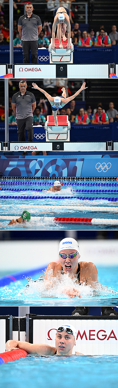 Olympics 2024: Belarus’ Zmushka 7th in the women’s 200m breaststroke