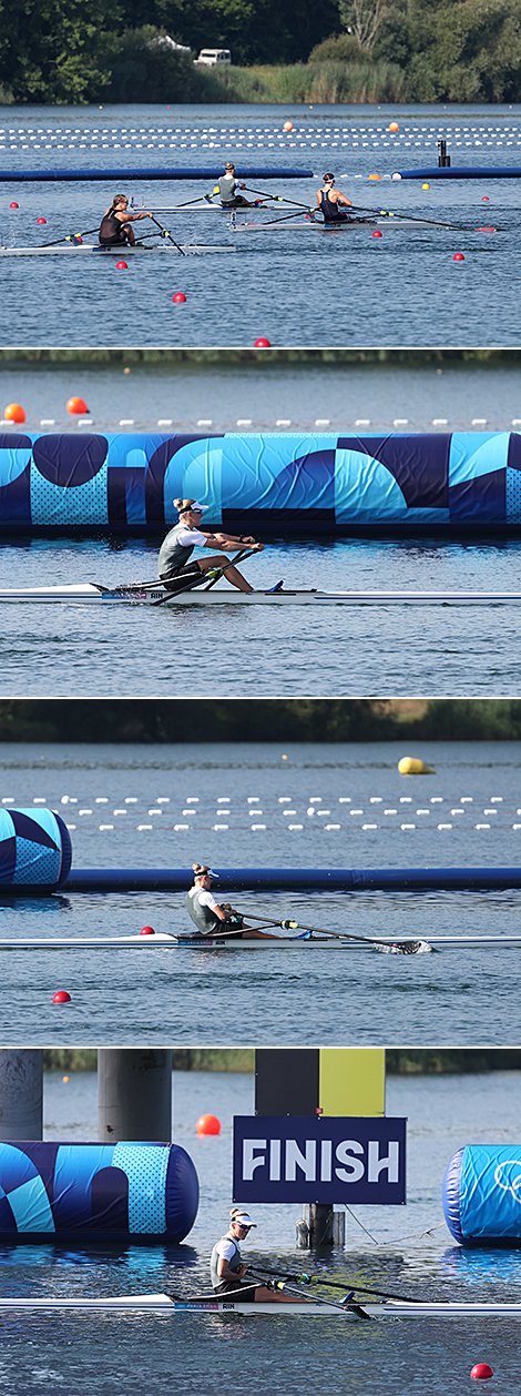 Olympics 2024: Belarus’ Klimovich misses out on single sculls final