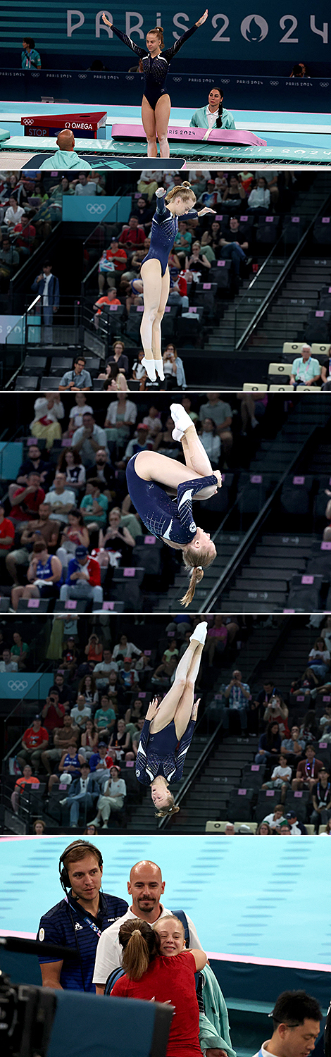 Olympics 2024: Belarus’ Bardzilouskaya secures silver in trampoline