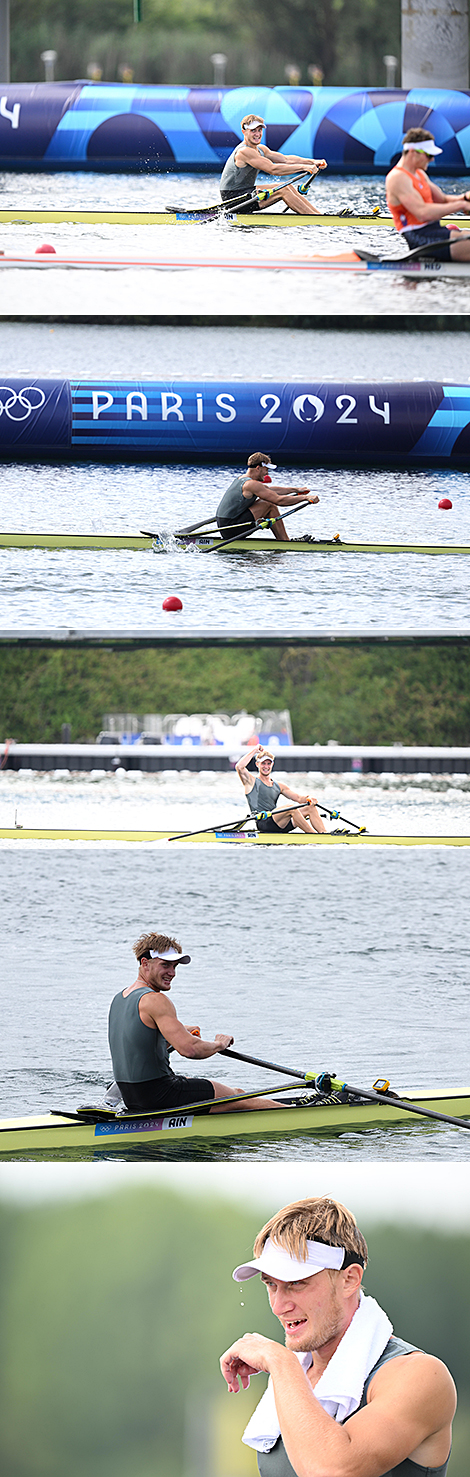 Olympics 2024: Belarus’ Yauheni Zalaty wins silver in men’s single sculls final