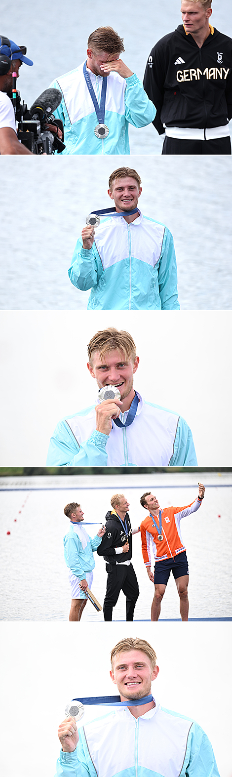 Olympics 2024: Belarus’ Yauheni Zalaty wins silver in men’s single sculls final