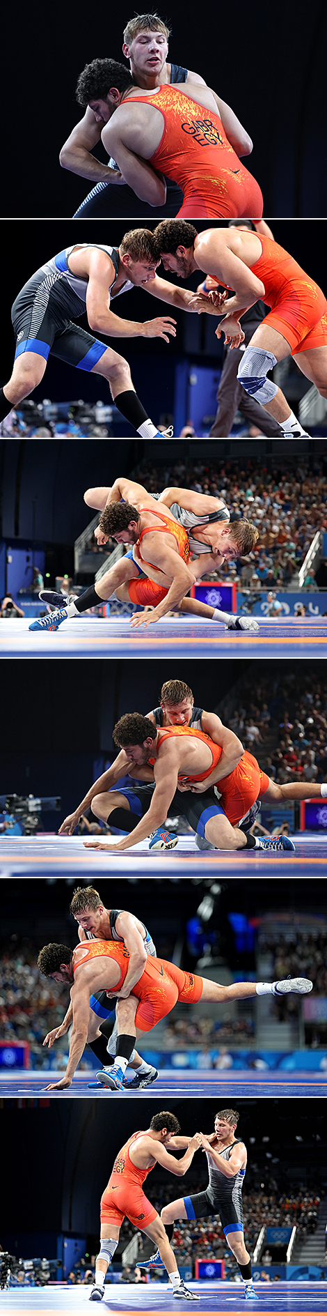 Olympics 2024: Belarus’ Abubakar Khaslakhanau misses out on wrestling final