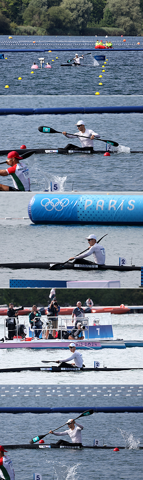 Olympics 2024: Belarusian Uladzislau Kravets into Men's K-1 1000m semifinal