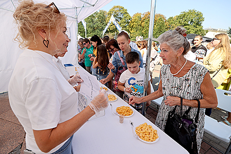 Cheese festival in Grodno