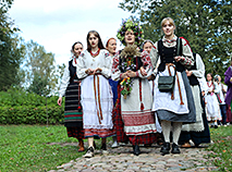Асенняе свята ўраджаю "Багач" у Вязынцы