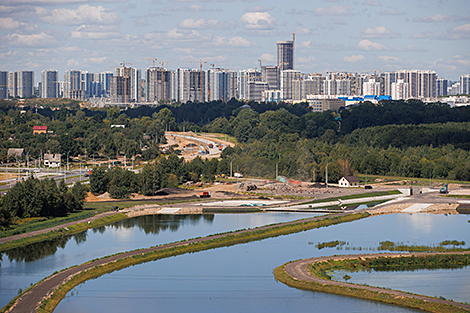 Чижовское водохранилище в Минске