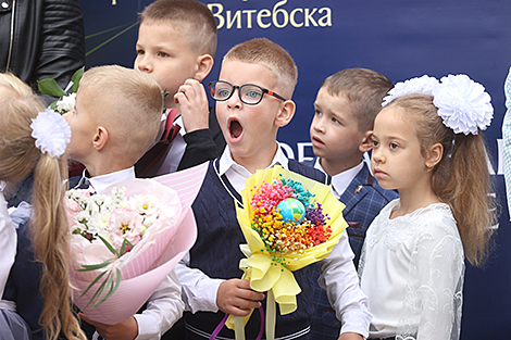 День знаний-2024: торжественная линейка в начальной школе № 48 г. Витебска