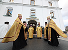 Прыбыццё святынь у Святадухаўскі кафедральны сабор Мінска