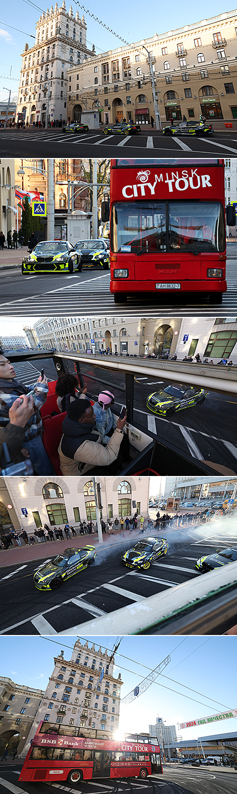 Масштабные съемки рекламного видео о дрифте в Минске 