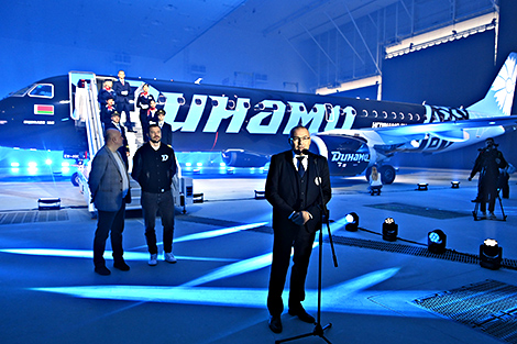 Belavia’s unveils Dinamo Minsk-themed aircraft