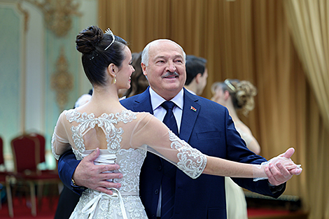 Навагодні бал у Палацы Незалежнасці