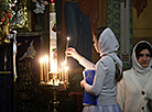 Рождественское богослужение в Гродненском Свято-Рождество-Богородичном женском монастыре