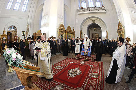 Thanksgiving prayer service in honor of the opening of the church