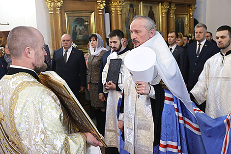 Thanksgiving prayer service in honor of the opening of the church