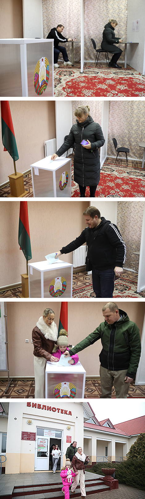 На ўчастку для галасавання №8 Шклоўскага раёна