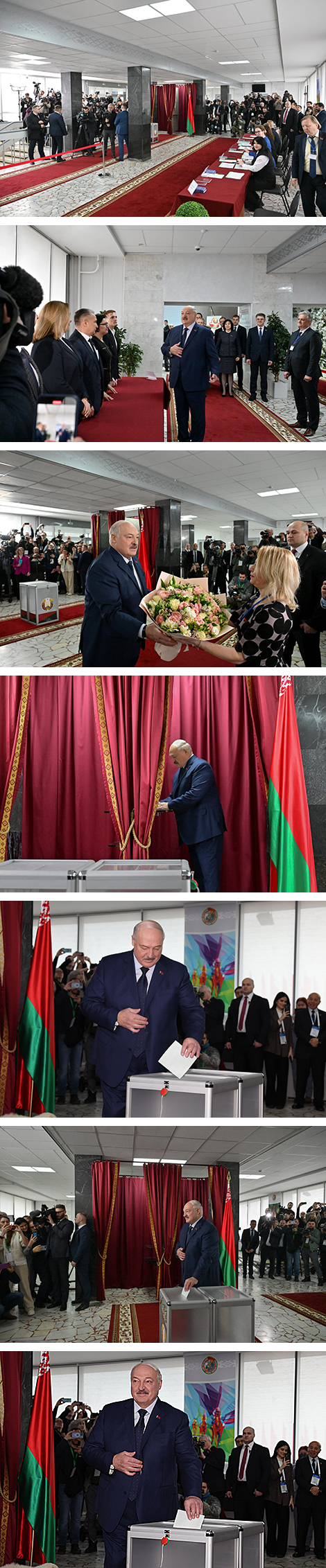 Александр Лукашенко проголосовал на президентских выборах