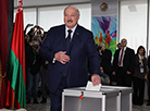 Александр Лукашенко проголосовал на президентских выборах