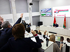 Журналисты на пресс-конференции 