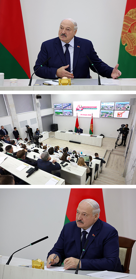 Президент Республики Беларусь Александр Лукашенко провел пресс-конференцию для отечественных и зарубежных СМИ
