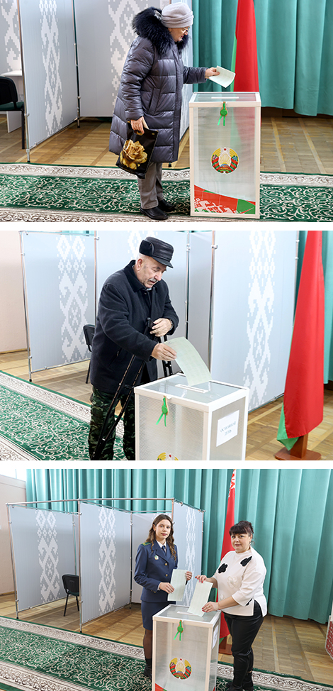 Падчас галасавання на выбарчым участку №84 у Гомелі