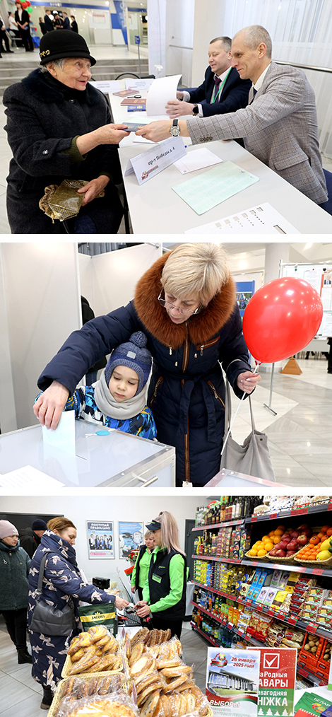 На выбарчых участках у ВДУ імя П.М. Машэрава
