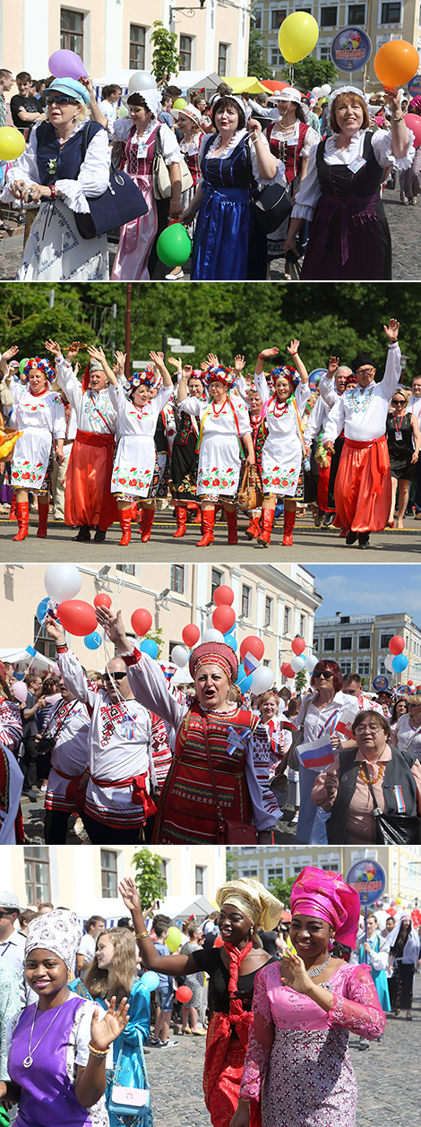 Theatrical parade of the 11th Festival of National Cultures