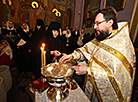 Освящение воды в Гродненском Свято-Рождество-Богородичном женском монастыре