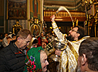 Православные верующие отмечают Крещение Господне