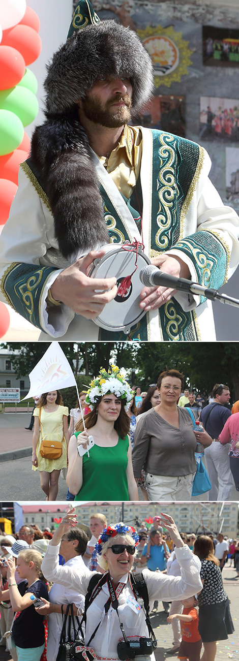 On the first day, the Grodno Festival of National Cultures drew over 120,000 visitors