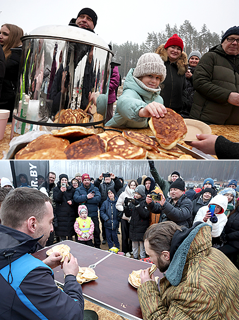 Завершение Масленичной недели в Могилевском районе