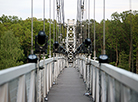 Suspension bridge over the Neman